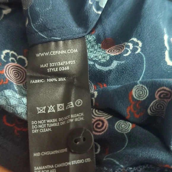 Cefinn Midi Length Silk Dress - Picture 15 of 15